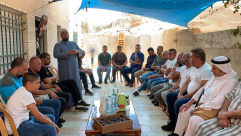  فيديو: وفد من يافا يُقدم واجب العزاء لعائلة أبو ديّة في بيت لحم 